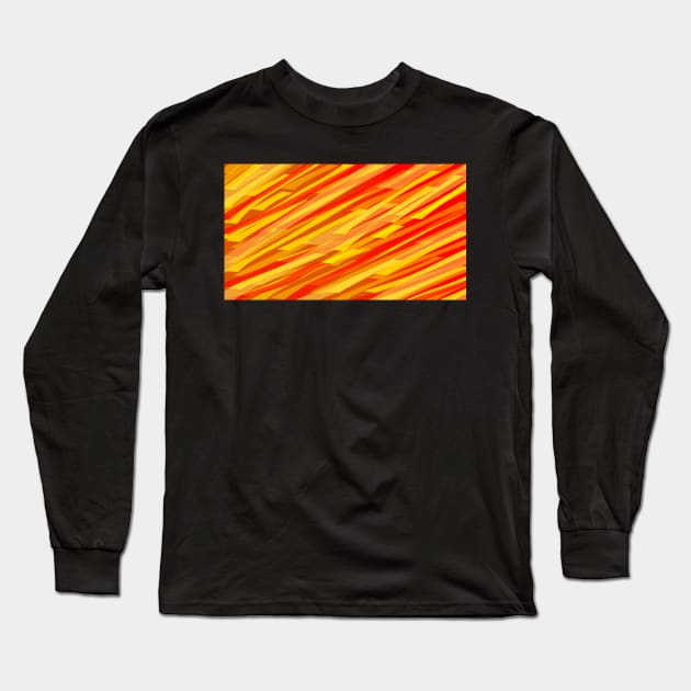 Fire Color lines Long Sleeve T-Shirt by ozilio clothing